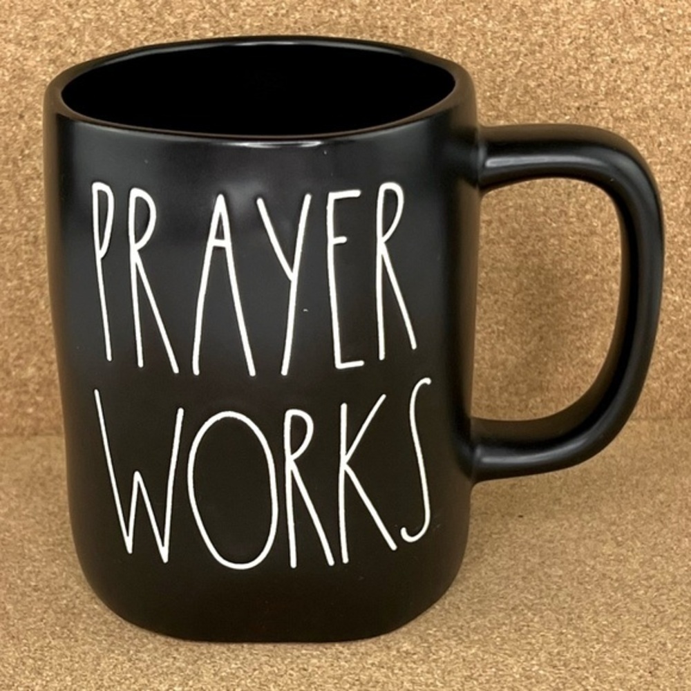 Rae Dunn - 3/$48 - ‘Prayer Works’ Ceramic Mug. NWT Firm!